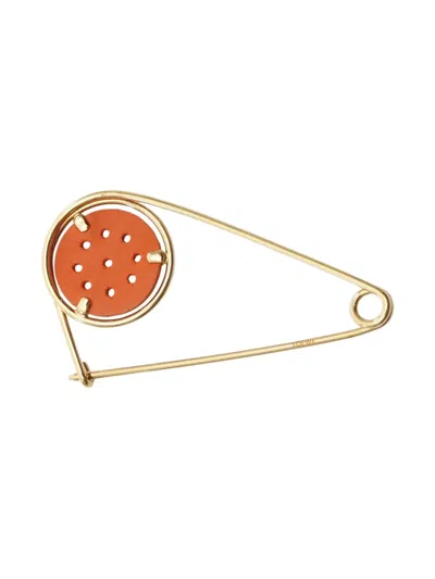 Pre-owned Loewe 2010s Meccano Pin Brooch