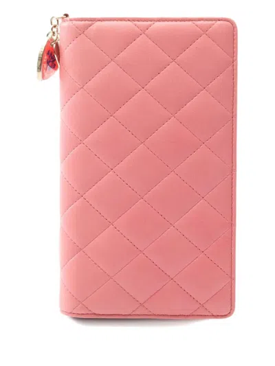 Pre-owned Chanel 2008-2009 Matelasse Wallet