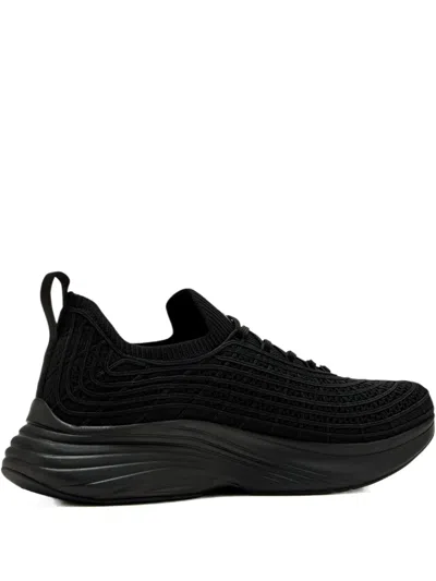 Apl Athletic Propulsion Labs Techloom Zipline Knitted Sneakers In Black