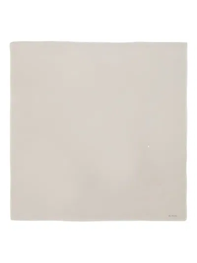 Blugirl Fringed Scarf In White