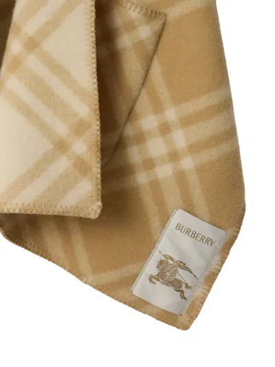 Burberry Reversible Check Wool Cape
