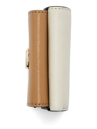 Marc Jacobs Mini The Utility Snapshot Wallet In Brown