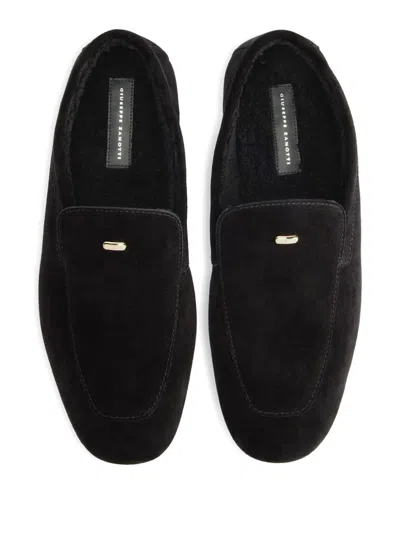 Giuseppe Zanotti Gz Driver Suede Leather Loafers