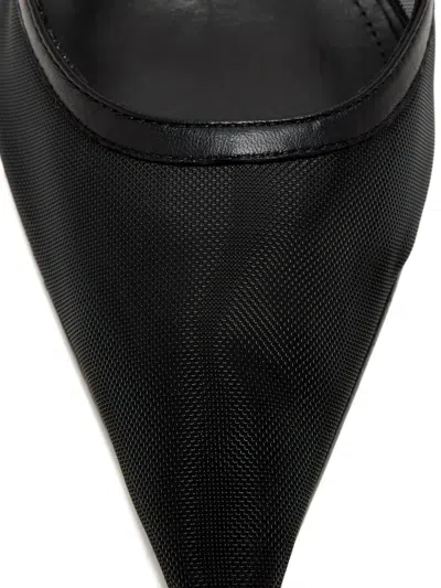 Schutz 60mm Mesh Pointed-toe Mules