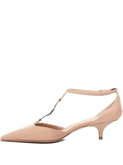 Ferragamo 40mm Ankle-strap Pointed-toe Pumps