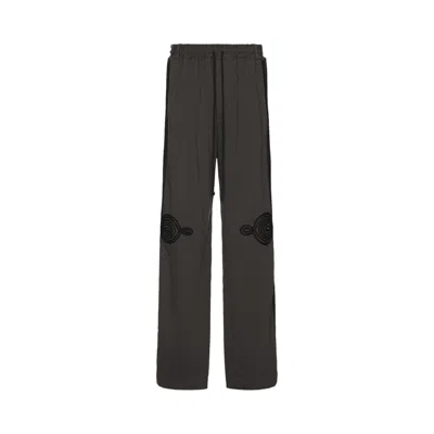 Pre-owned Song For The Mute Appliqué Relaxed Lounge Pant 'washed Black' | Men's Size 48
