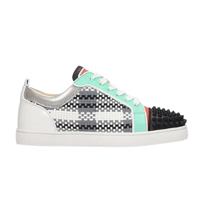 Pre-owned Christian Louboutin Louis Junior Spikes Orlato Flat 'version Multi' | Multi-colo