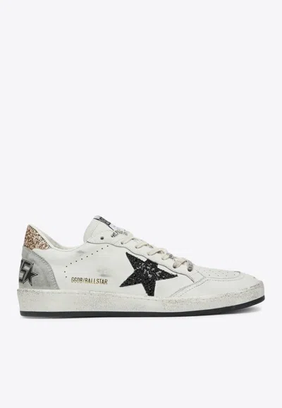 Golden Goose Db Ball Star Low-top Sneakers In White