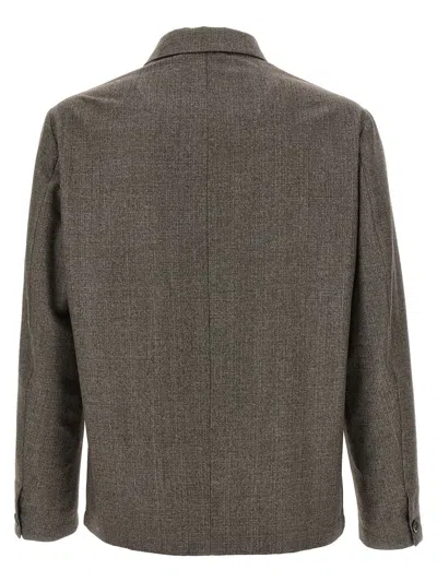 Barena Venezia Barena 'visal' Overshirt In Brown