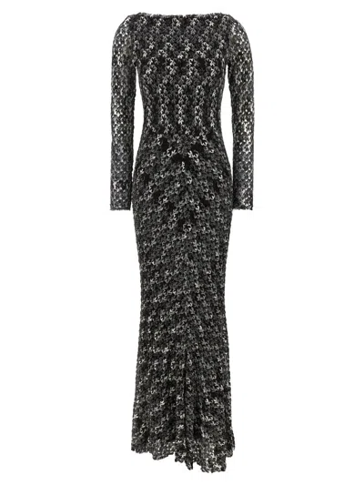 Missoni Long Dress Dresses Multicolor In Black