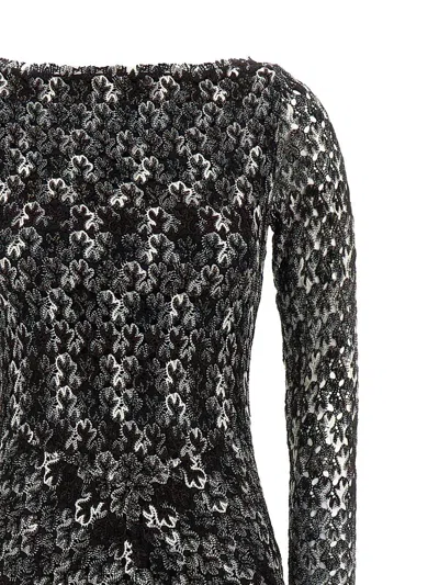 Missoni Long Dress Dresses Multicolor In Black