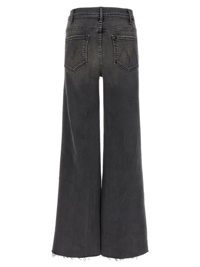Mother The Patch Pocket Twister Sneak Up In Smoke Straight Jean In Black