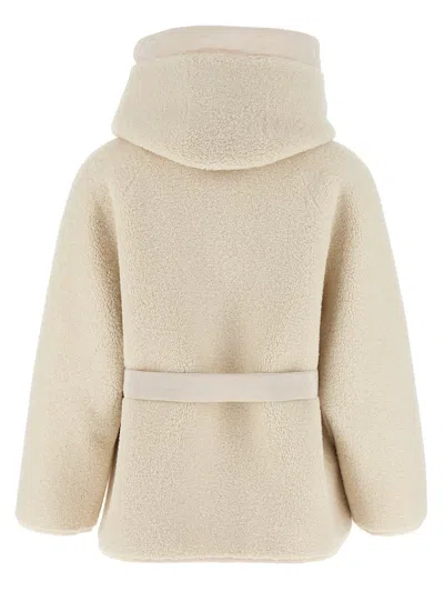 Pinko Capperi Puffer Jackets White In Neutral