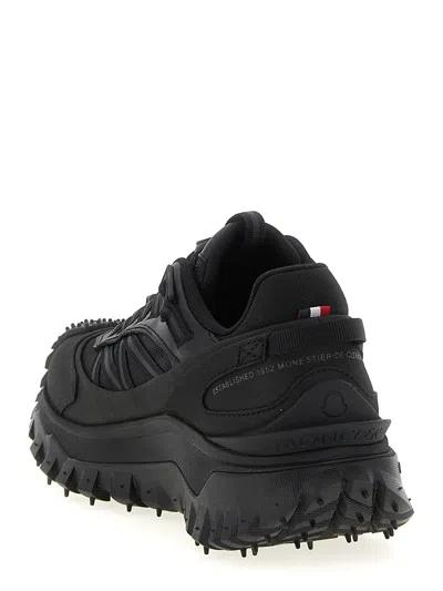 Moncler Men Trailgrip Gtx Mesh And Leather Sneakers In Multi