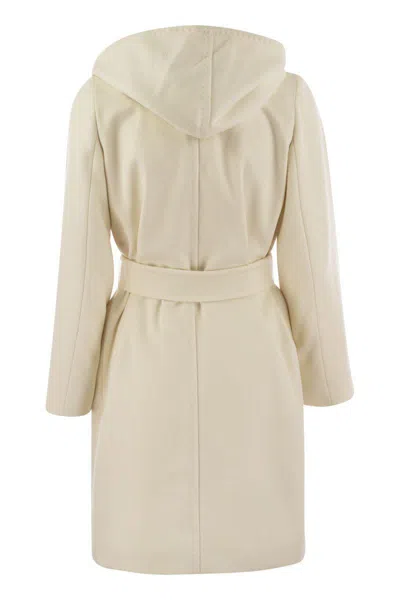 Max Mara Long-sleeved Coat In Neutral