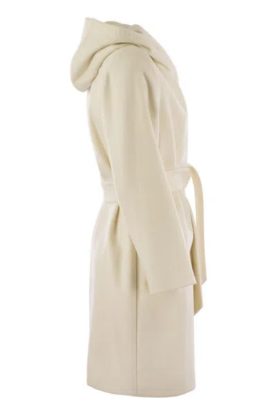 Max Mara Long-sleeved Coat In Neutral