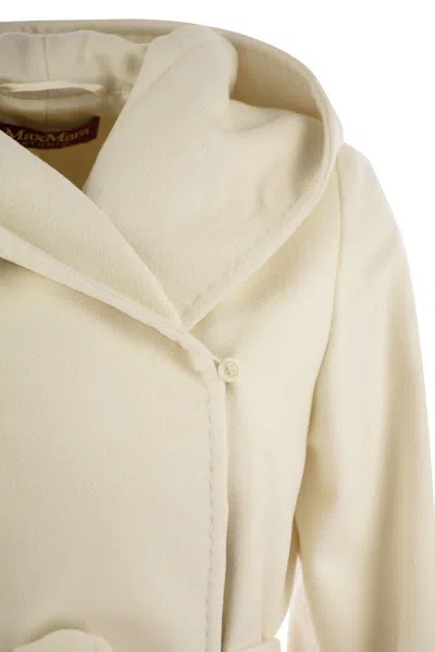 Max Mara Long-sleeved Coat In Neutral