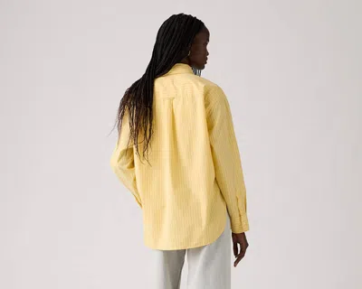Levi's Harlie Boyfriend Shirt In Yellow
