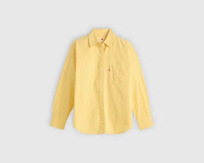 Levi's Harlie Boyfriend Shirt In Yellow