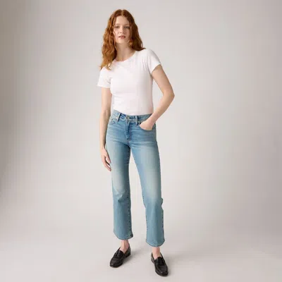 Levi's Women's 725 High-rise Kick Boot Jeans In Blue