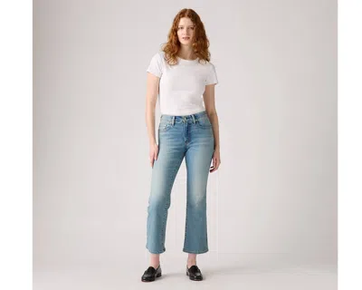 Levi's Women's 725 High-rise Kick Boot Jeans In Blue