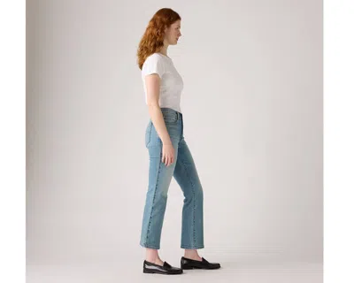 Levi's Women's 725 High-rise Kick Boot Jeans In Blue