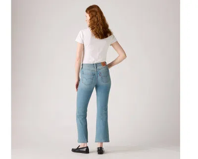 Levi's Women's 725 High-rise Kick Boot Jeans In Blue