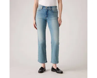 Levi's Women's 725 High-rise Kick Boot Jeans In Blue
