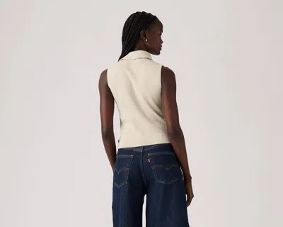 Levi's Talulah Polo Sweater In Neutral