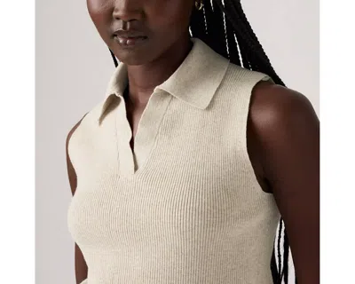 Levi's Talulah Polo Sweater In Neutral