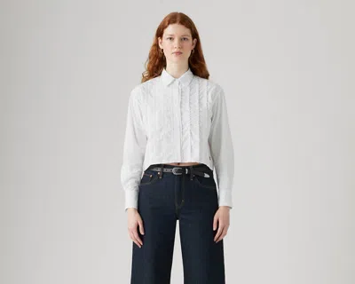 Levi's Cropped Harlie Tuxedo Shirt