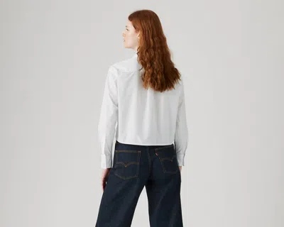 Levi's Cropped Harlie Tuxedo Shirt