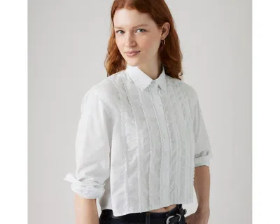 Levi's Cropped Harlie Tuxedo Shirt