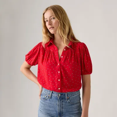Levi's Lea Short-sleeve Slim Blouse