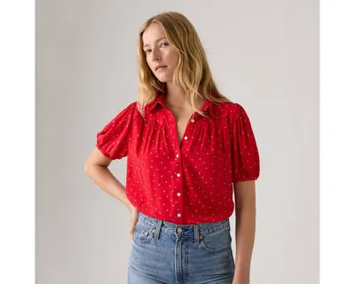 Levi's Lea Short-sleeve Slim Blouse