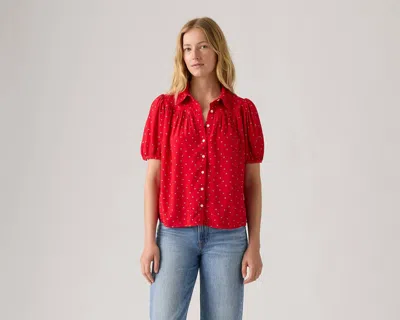 Levi's Lea Short-sleeve Slim Blouse