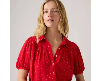 Levi's Lea Short-sleeve Slim Blouse