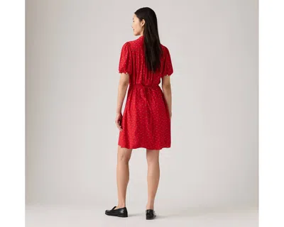 Levi's Lea Mini Dress In Red