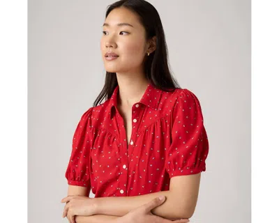 Levi's Lea Mini Dress In Red