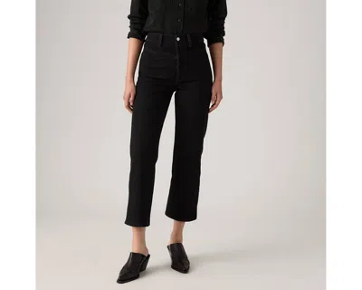 Levi's Ribcage Western Yoke Women's Jeans 33x29 In Black
