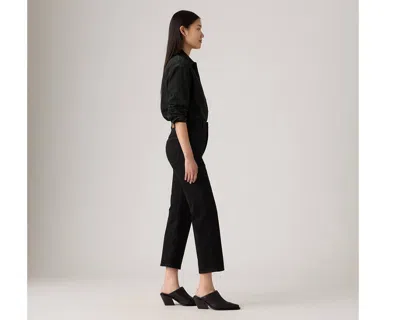 Levi's Ribcage Western Yoke Women's Jeans 33x29 In Black