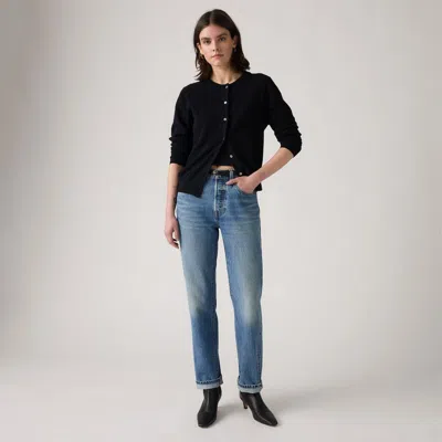 Levi's 501 Original Selvedge Women's Jeans 33x32 In Blue