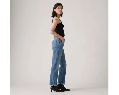 Levi's 501 Original Selvedge Women's Jeans 33x32 In Blue
