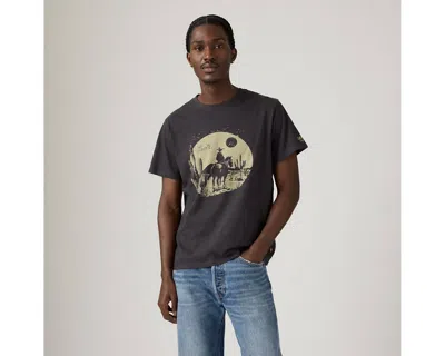 Levi's Relaxed Fit Short-sleeve Graphic T-shirt In Gray