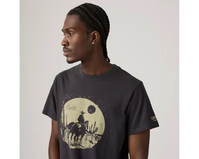 Levi's Relaxed Fit Short-sleeve Graphic T-shirt In Gray