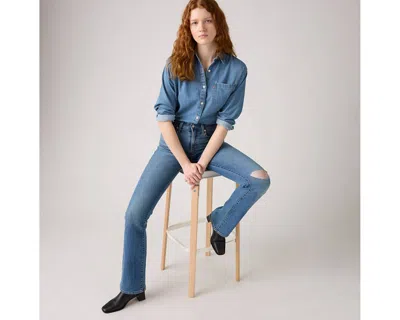 Levi's 725 High-rise Bootcut Women's Jeans 33x34 In Blue