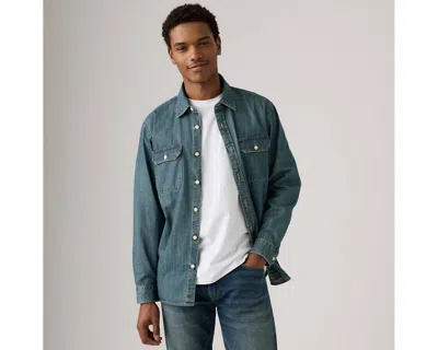 Levi's Jackson Worker Overshirt In Blue