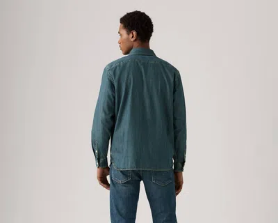 Levi's Jackson Worker Overshirt In Blue