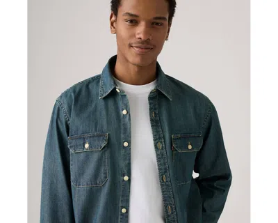 Levi's Jackson Worker Overshirt In Blue