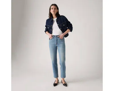 Levi's Wedgie Straight Women's Jeans 31x28 In Blue